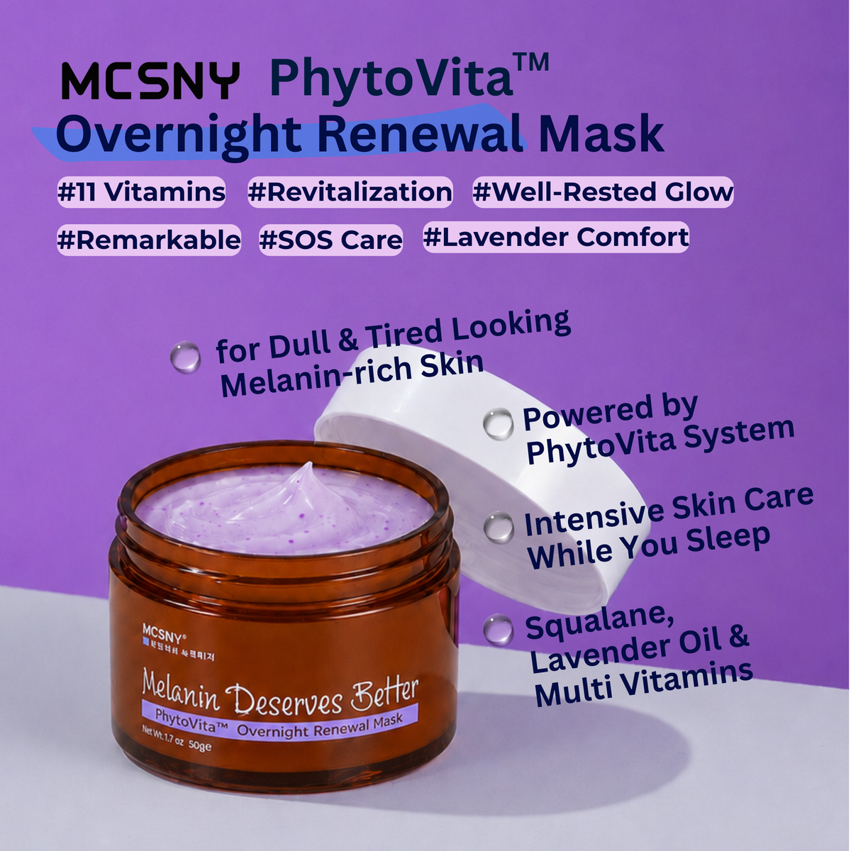 MCSNY PhytoVita Overnight Renewal Mask